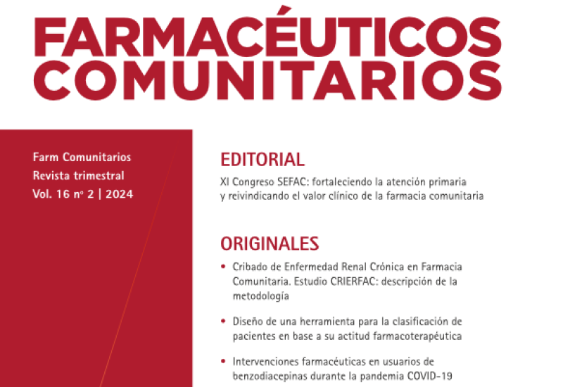 Nuevo número de la revista 'Farmacéuticos Comunitarios'